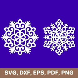 snowflake svg, snowflake template, snowflake dxf, snowflake png, snowflake laser cut, snowflake cut file, snowflake pdf