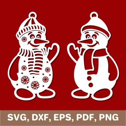 Snowman svg, snowman dxf, snowman png, christmas decor svg, snowman cut file, snowman template, snowman clipart, Cricut