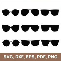 Sunglasses svg, sunglasses template, sunglasses dxf, sunglasses cut file, sunglasses png, sunglasses cutout, Cricut, SVG