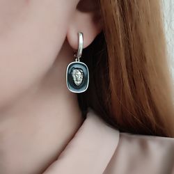Gorgeous enamel earrings charm earrings drop earrings