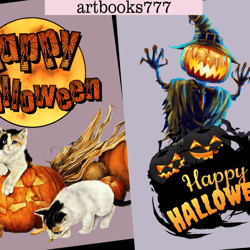 Halloween card set, postcards-4