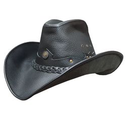 Texas Western Cowboy Leather Hat