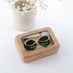 Ring box for wedding| Wedding rustic decor| Customized ring box