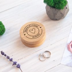 Wooden ring box wedding| Customized ring box| Unique engagement ring boxes