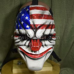 Dallas Mask Payday2 Replica Clown Mask / For Cosplay Festival