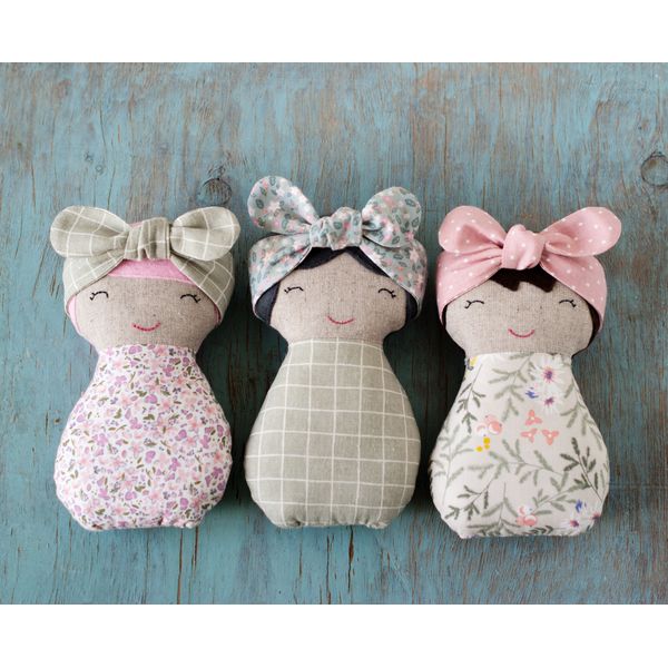 10 Animal dolls and Mini Doll. Sewing patterns and tutorials - Inspire  Uplift