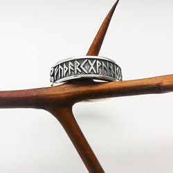 Big Viking Rune Ring.Runes.Futhark.Viking runes.Rune ring.Elder futhark.Asatru.Nordic.Runes and meanings.Rune ring.