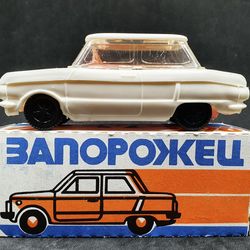 Vintage USSR toy car ZAPOROZHETS ZAZ 966 1980s NEW in box