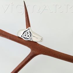 Silver Triquetra Ring.Triquetra Ring.Scandinavian Ring.Ring Viking.Triquetra ring.Silver Triquetra.Viking Rune.Viking