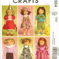 PDF Copy Vintage MC Calls 5554 Patterns clothes for 18 inch Dolls
