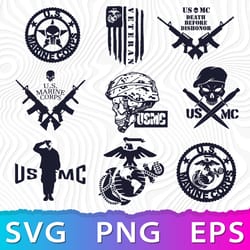 Usmc Tag Vector Usmc Vector Svg | Inspire Uplift