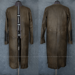leather coat strider (inspired aragorn green duster lotr) / lord of the rings costume / larp / collectible / replica