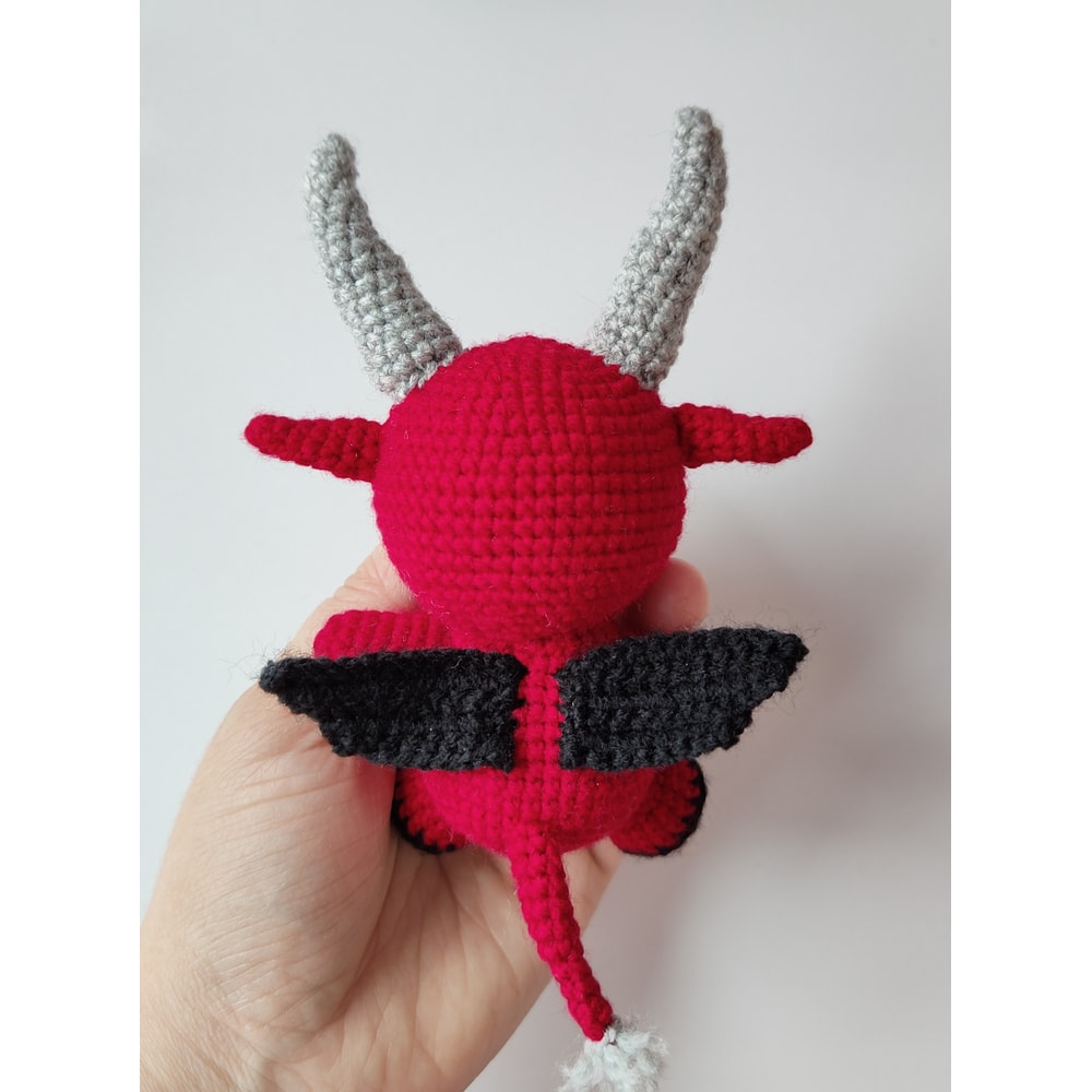 Crochet Baphomet Pattern Baphomet Amigurumi Crochet Creepy Cute Dolls Pattern 6