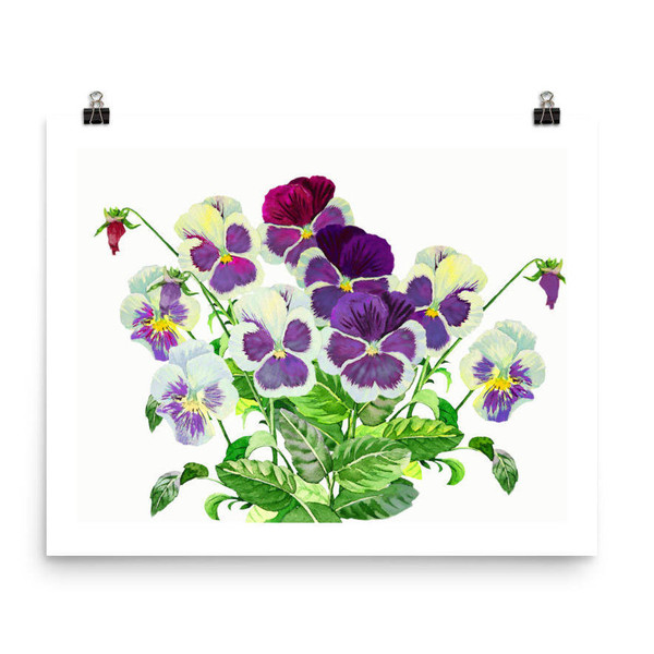 Bouquet with Claret blue pansies cov 1.jpg
