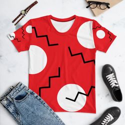 Women's T-shirt Red-Geometry