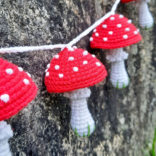 Mushroom Crochet Kit Amigurumi Mushroom, Easy Crochet Starter Kit