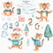 2-1 Watercolor christmas tigers watercolor elements.jpg