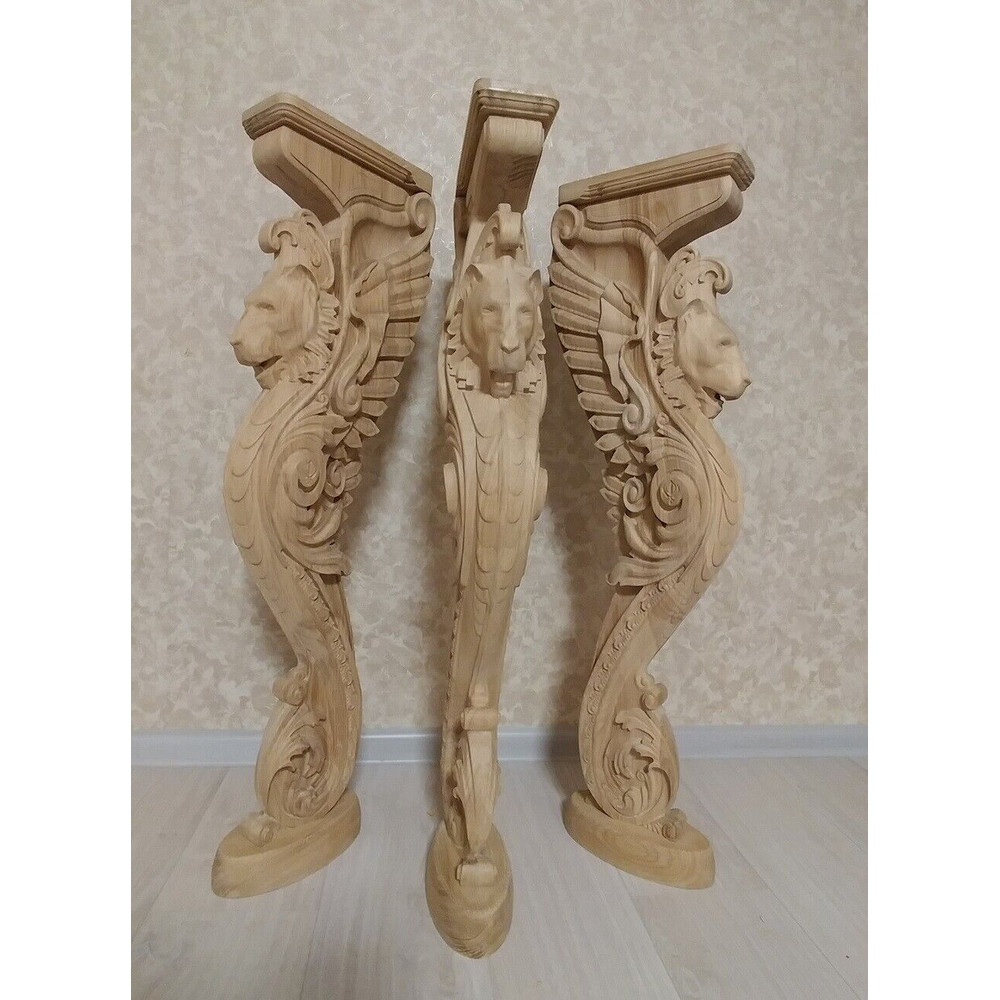 Lion baluster-Carved pillar-Fireplace corbel-carved lion-lion pillar- stair balister-stair pillar-kitchen island1111.jpg