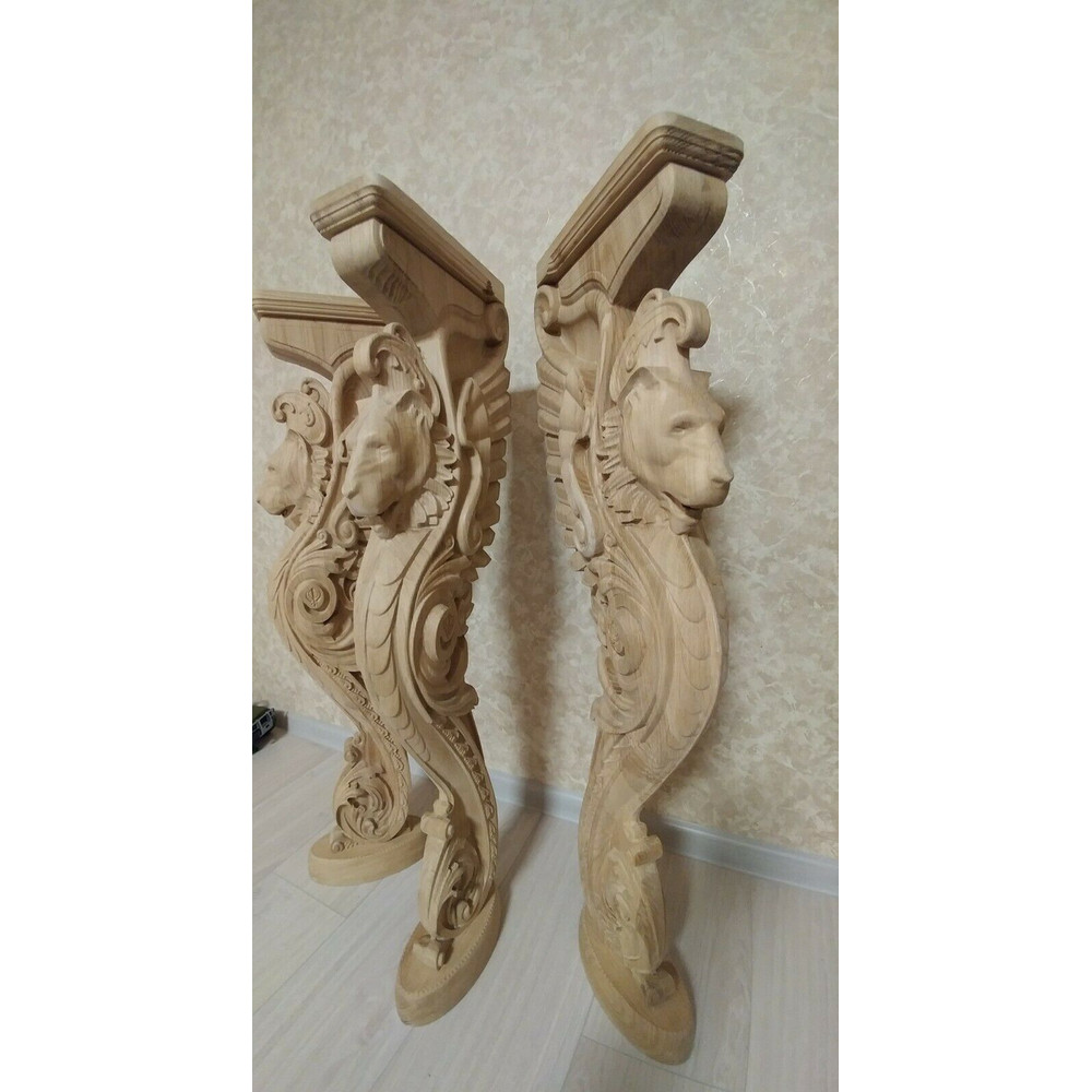 Lion baluster-Carved pillar-Fireplace corbel-carved lion-lion pillar- stair balister-stair pillar-kitchen island123.jpg