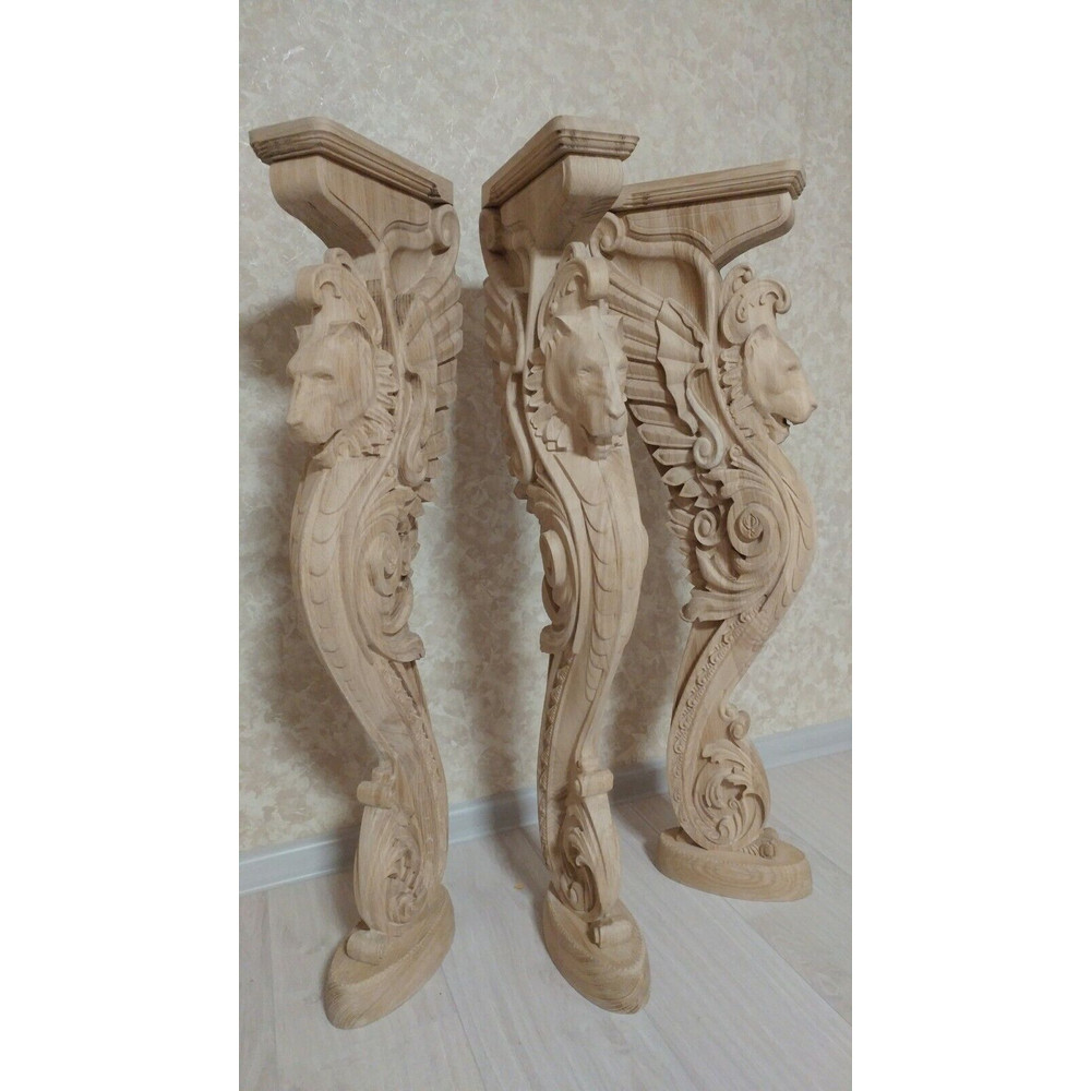 Lion baluster-Carved pillar-Fireplace corbel-carved lion-lion pillar- stair balister-stair pillar-kitchen island126.jpg