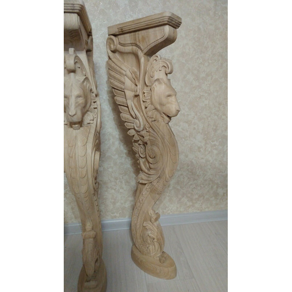 Lion baluster-Carved pillar-Fireplace corbel-carved lion-lion pillar- stair balister-stair pillar-kitchen island1283.jpg