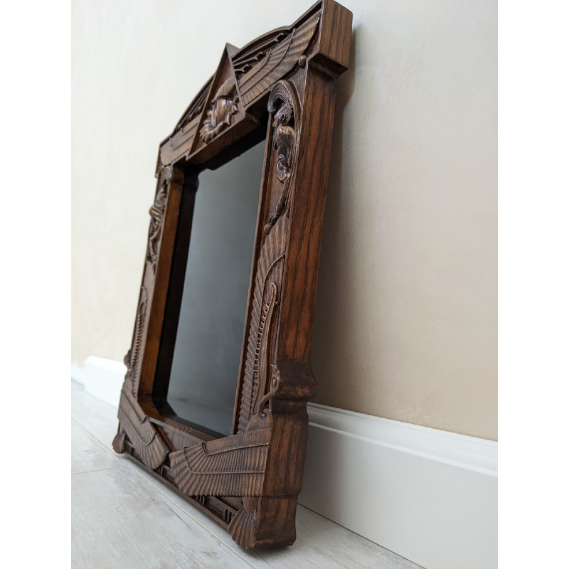 Black mirror-Gothic mirror-witch mirror-obsidian mirror-wirch supply-witch altar-wirch decorations-haloween decorations11.jpg