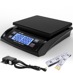 Digital Shipping Scale 66lb / 0.1oz Postal Weight Scale with Hold and Tare Function Mail Postage Scale 6 Units Mode