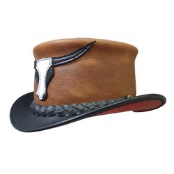 Rodeo Leather Top Hat