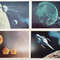 7 Vintage USSR Space Art postcards full set STEPS TO SPACE 32 pcs V. Viktorov 1971.jpg