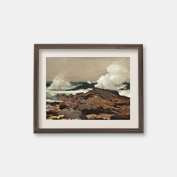Stormy day - VIntage oil painting, 1900s.jpg