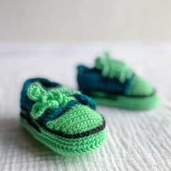 Baby booties-sneakers "Short stars"