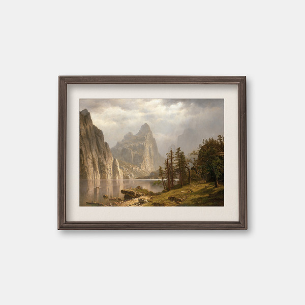 Yosemite National Park - Vintae oil painting, 1860s.jpg