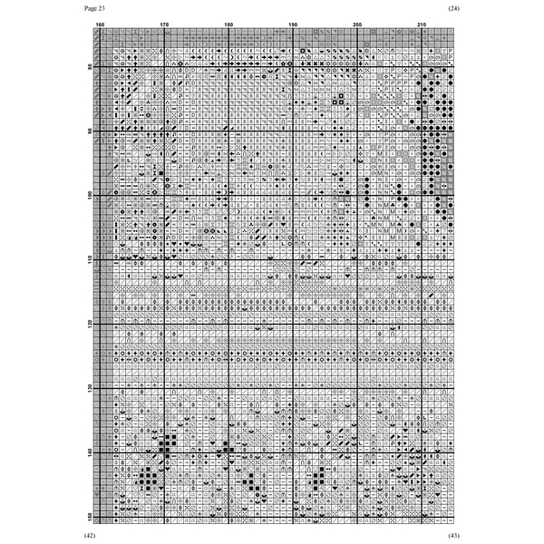 Disney Needlework Graph Disney Characters Cross Stitch Pattern / Mickey Mouse PDF Cr - Inspire ...