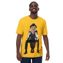 men's t-shirt yellow-lion