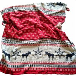 Linen blanket plaid Two-way jacquard weaving European high quality handmade
