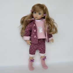 Set of clothes of 6 items for Little Darling doll. Free shipping