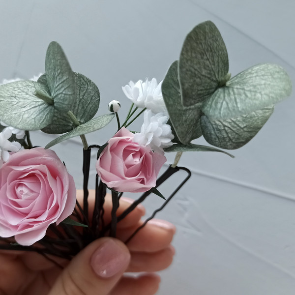 Sage-green-wedding-eucalyptus-hair-piece-pink-rose-hair-pins-flower-hair-clip-for-bride-19b.jpg