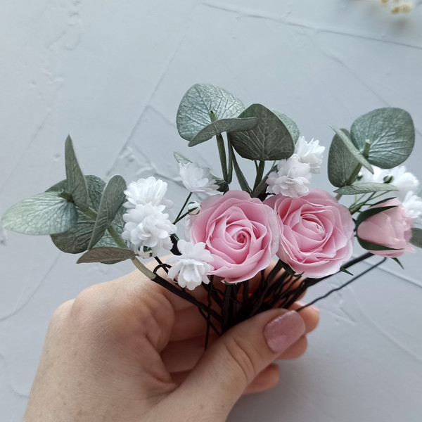 Sage-green-wedding-eucalyptus-hair-piece-pink-rose-hair-pins-flower-hair-clip-for-bride-19f.jpg
