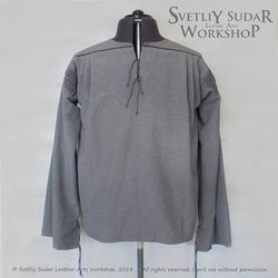 Inspired Aragorn Gray Shirt / Strider's Shirt / LOTR outfit / linen shirt