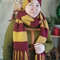 Griffindor Hand knit women Headband and Griffindor knit long scarf