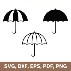 Umbrella svg, umbrella template, umbrella dxf, umbrella png, umbrella laser cut, umbrella cut file, umbrella cutout, SVG