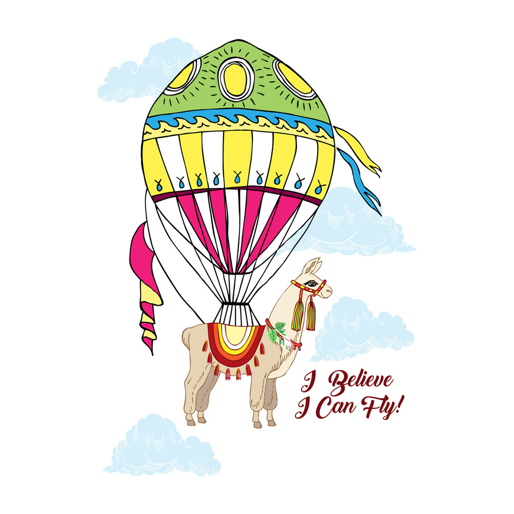 Llama with air balloon. poster A4_1.jpg