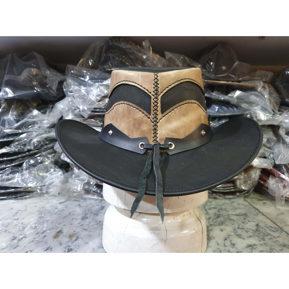 Rodeo Double Crowned Leather Hat (12).jpg