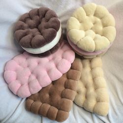 SET OF 5 COOKIES cracker MINI pillows - Stuffed toy-pillows set - Biscuit cushion - Christmas gift - Kids room decor