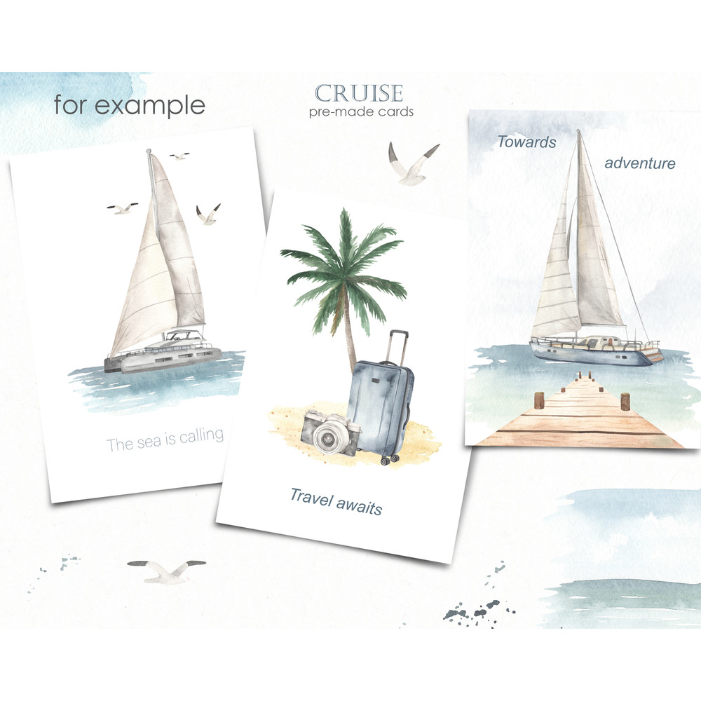 6 Watercolor sea cruise pre-made card.jpg