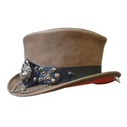renegade leather top hat