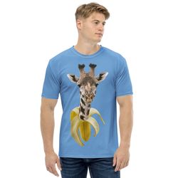 Men's t-shirt Giraffe-Banana