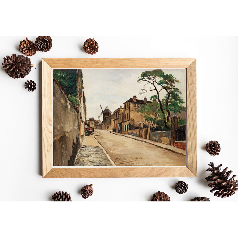 vintage montmartre wall art print.jpg