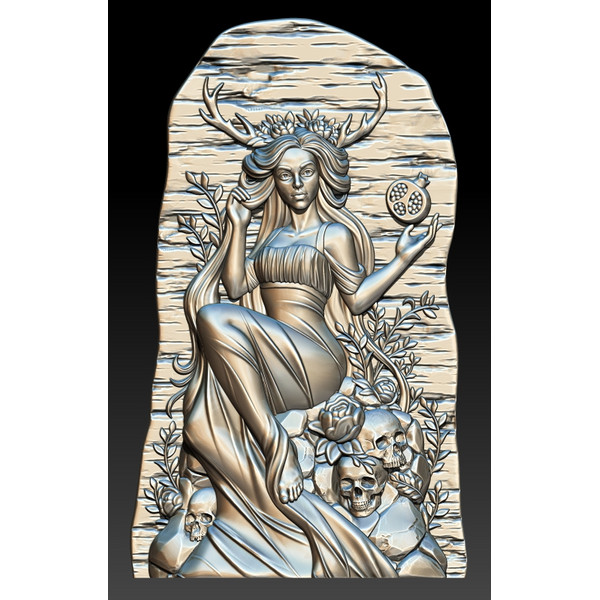 3D-STL-Model-Goddess-Persephone