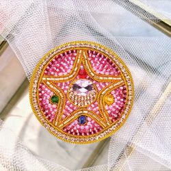 Sailor moon brooch, Sailor moon lover, Moon Prism Powder, Sailor moon pin, Sailor moon cosplay, Anime brooch pin
